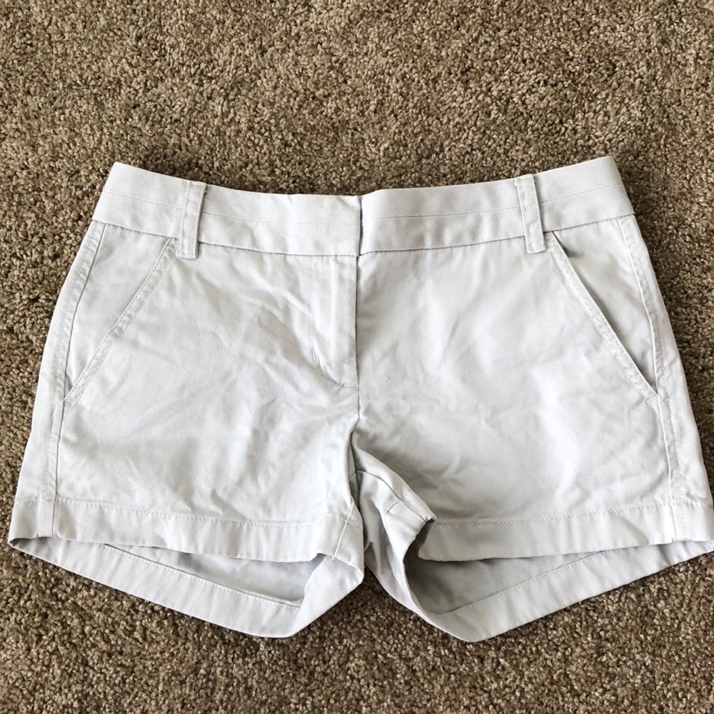 JCrew 4”chino shorts size 2
